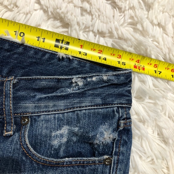 Abercrombie & Fitch factory distressed jeans 6 soo cute! Fit like a glove on you - Picture 8 of 15
